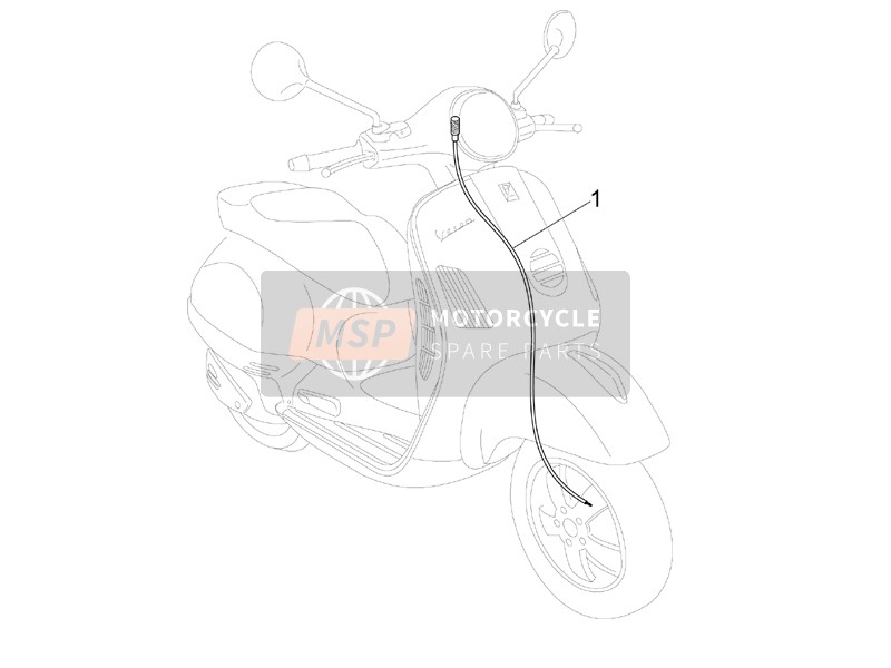 Vespa Granturismo 125 L E3 2006 Les transmissions pour un 2006 Vespa Granturismo 125 L E3