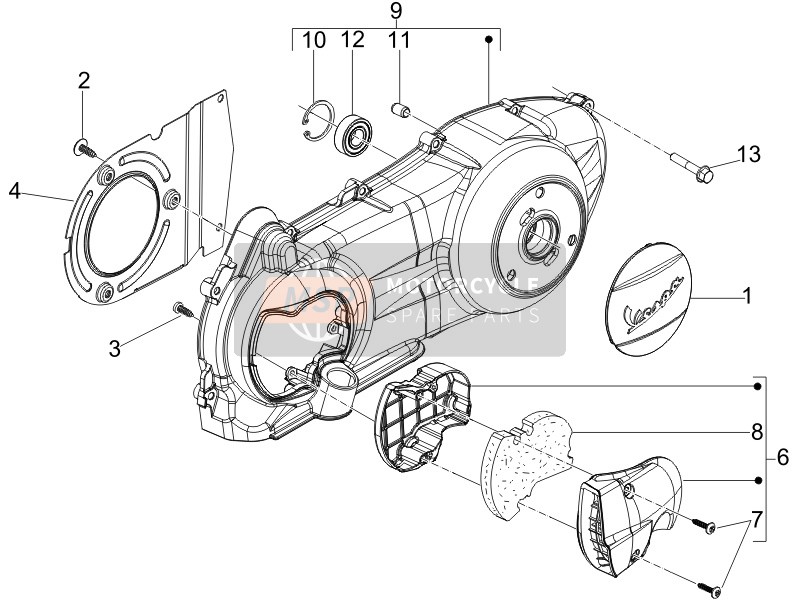 Crankcase Cover - Crankcase Cooling