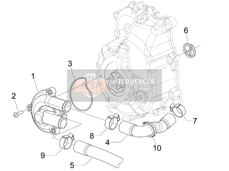 Vespa GTV 250 ie 2009 Bomba más fría para un 2009 Vespa GTV 250 ie