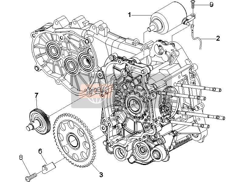 Vespa GTV 250 ie 2009 Inicio - Arrancador eléctrico para un 2009 Vespa GTV 250 ie