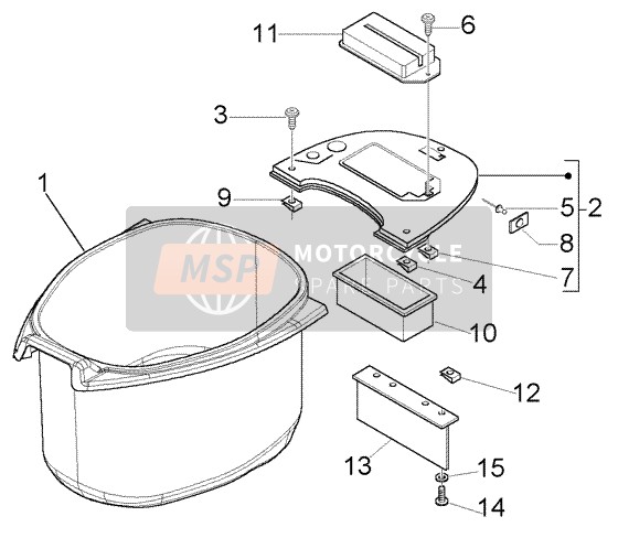 623420, Splash Guard, Piaggio, 1