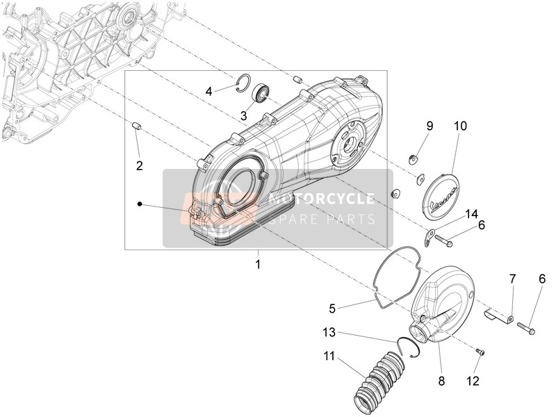 Crankcase Cover - Crankcase Cooling