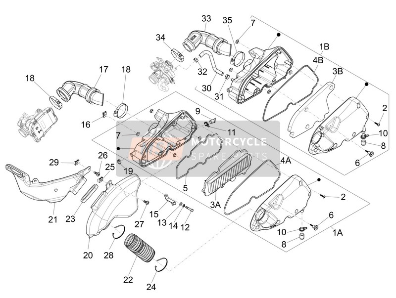 1B000678, Vis, Piaggio, 1