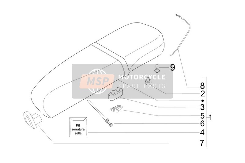 CM02520200A1, Selle, Piaggio, 0