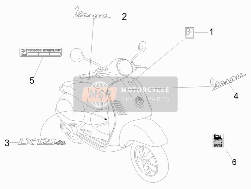 672649, Lx Pink Etiket, Piaggio, 0