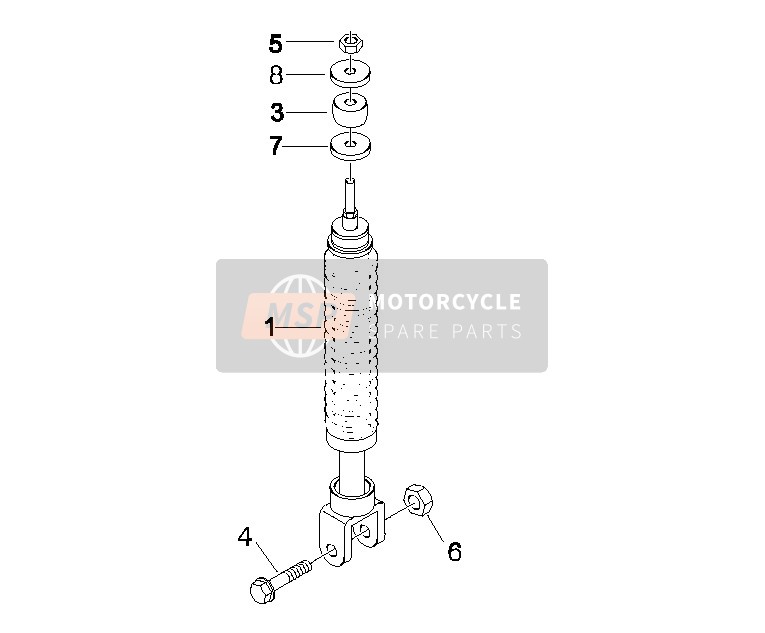 Suspension arrière - Amortisseur/s