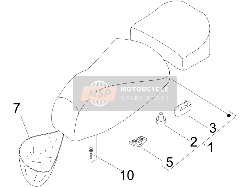 Sattel/Sitze - Werkzeugrolle
