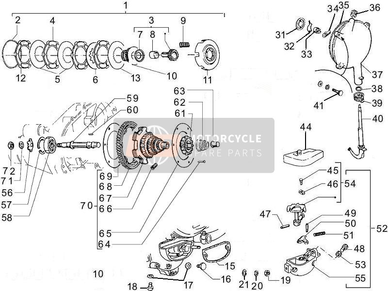 1135264, Starting Gear, Piaggio, 2