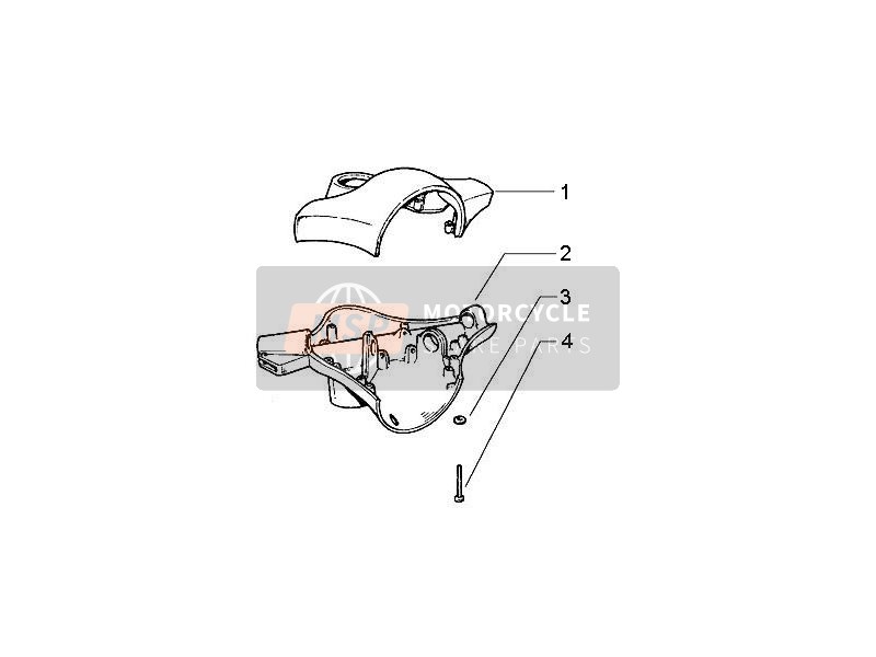 Vespa PX 125 30 Anni 2007 Lenkerabdeckungen für ein 2007 Vespa PX 125 30 Anni