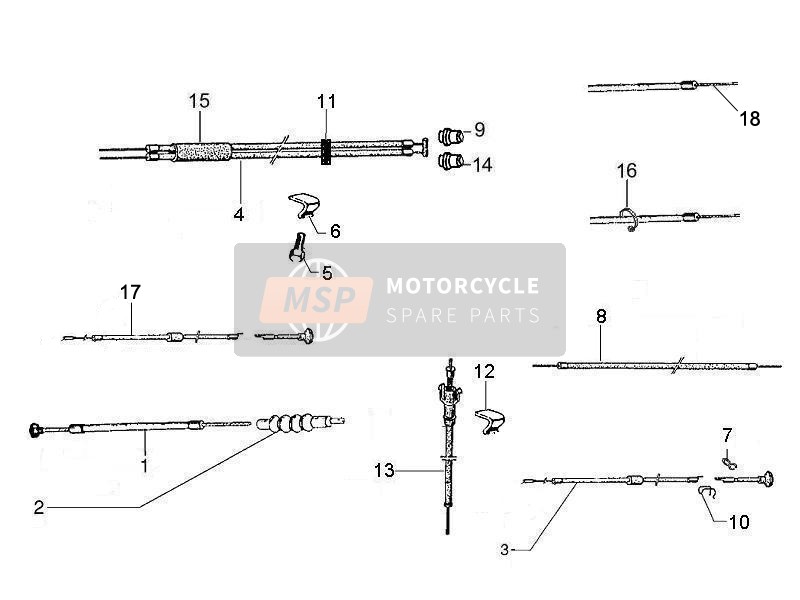 668052, Schlauchschelle, Piaggio, 0