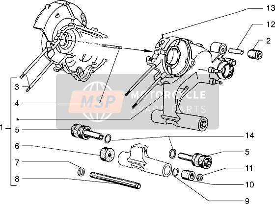 Vespa PX 150 E 1979 Carter pour un 1979 Vespa PX 150 E