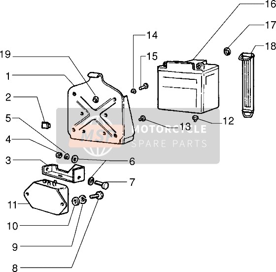 Vespa PX 200 E 1986 Batterie-Spannungsregler für ein 1986 Vespa PX 200 E