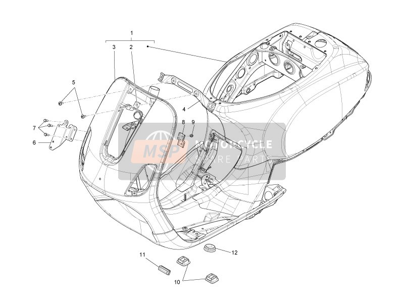 654282, Plaquette, Piaggio, 0