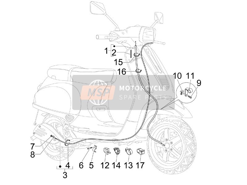 709674, Schraube M6X20, Piaggio, 3