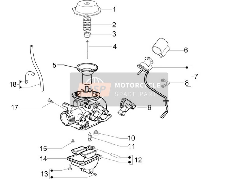 Carburateur Composants