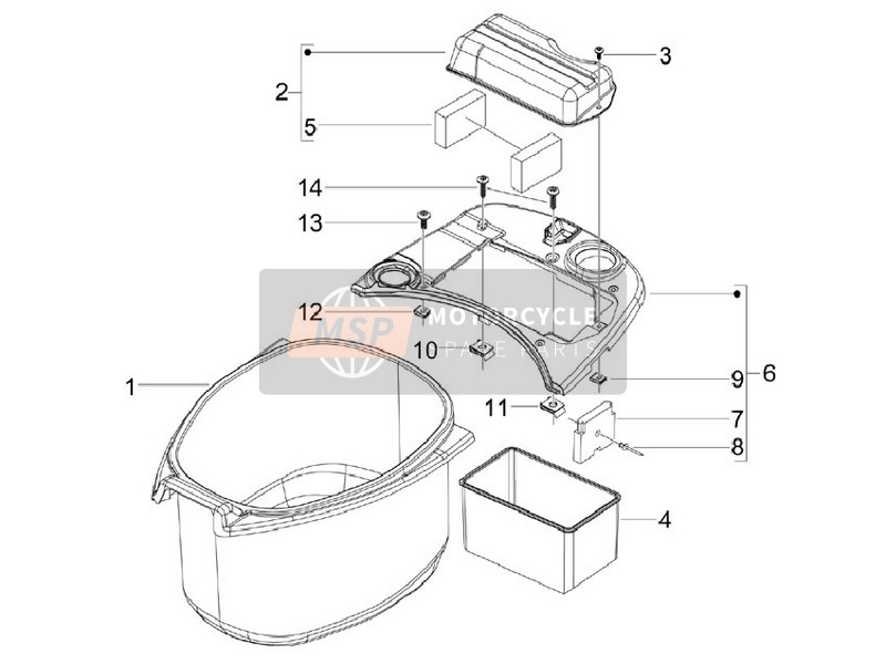 Helmet Housing - Under Saddle