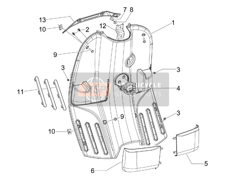 Front Glove-Box - Knee-Guard Panel