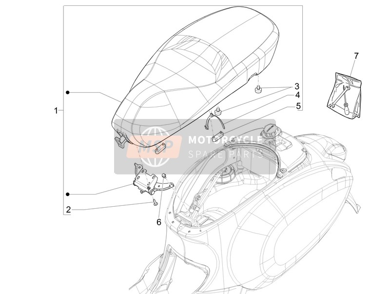 67363300C6, Sitzbank, Piaggio, 0