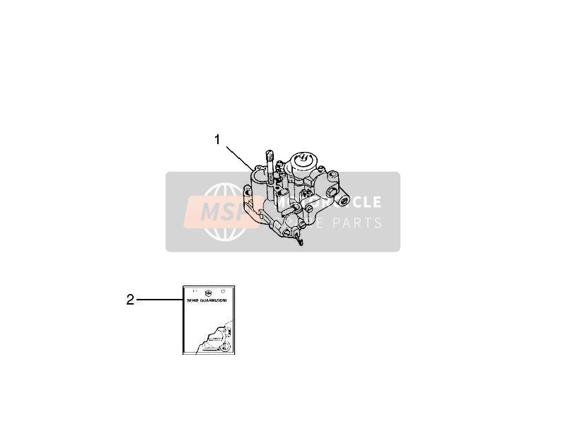 Vespa Vespa PX 125 (EU-ASIA) 2014 Carburador, Montaje - Tubería de unión para un 2014 Vespa Vespa PX 125 (EU-ASIA)