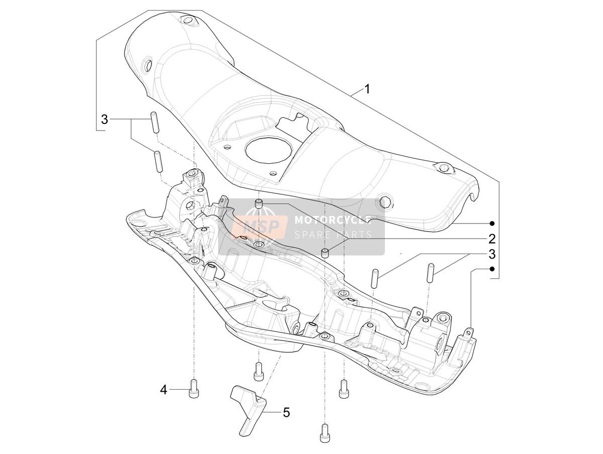Vespa Vespa 946 150 E5 10° Anniversario (EU) 2023 Lenkerabdeckungen für ein 2023 Vespa Vespa 946 150 E5 10° Anniversario (EU)