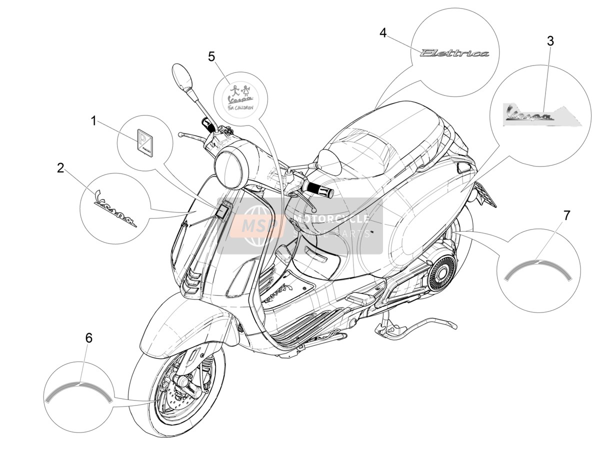 2H002849000A3, Deko Serie, Piaggio, 0