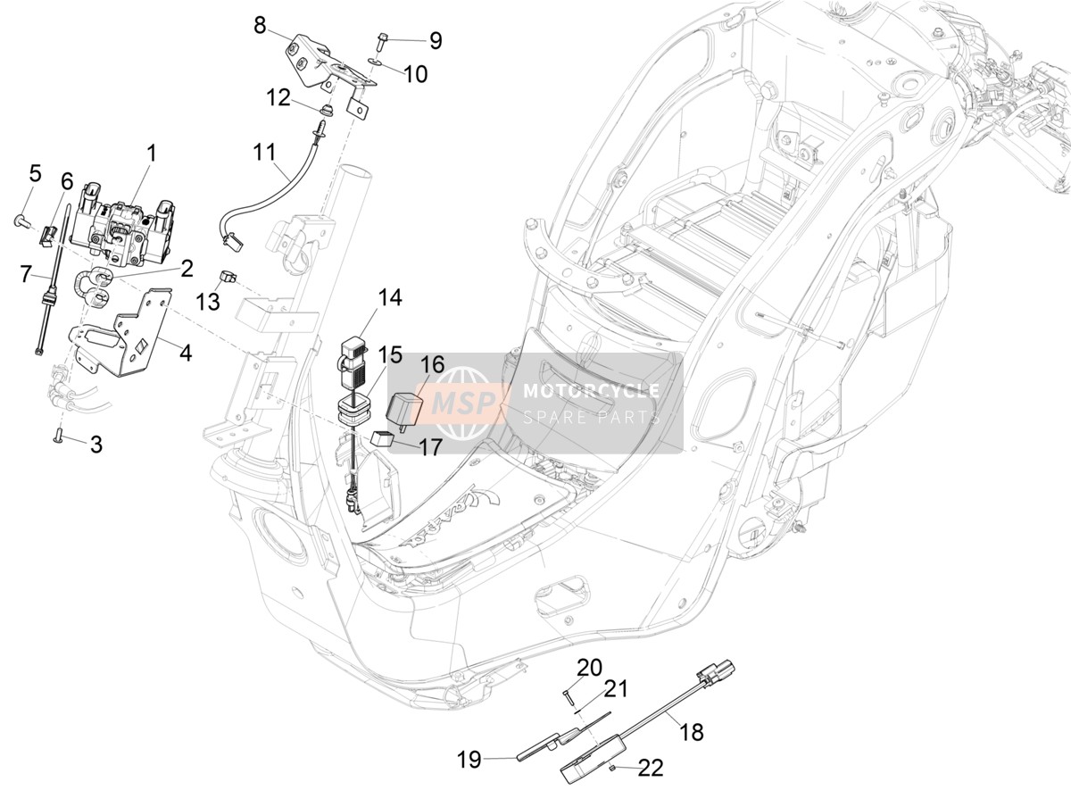 1D002511, Schelle, Piaggio, 2
