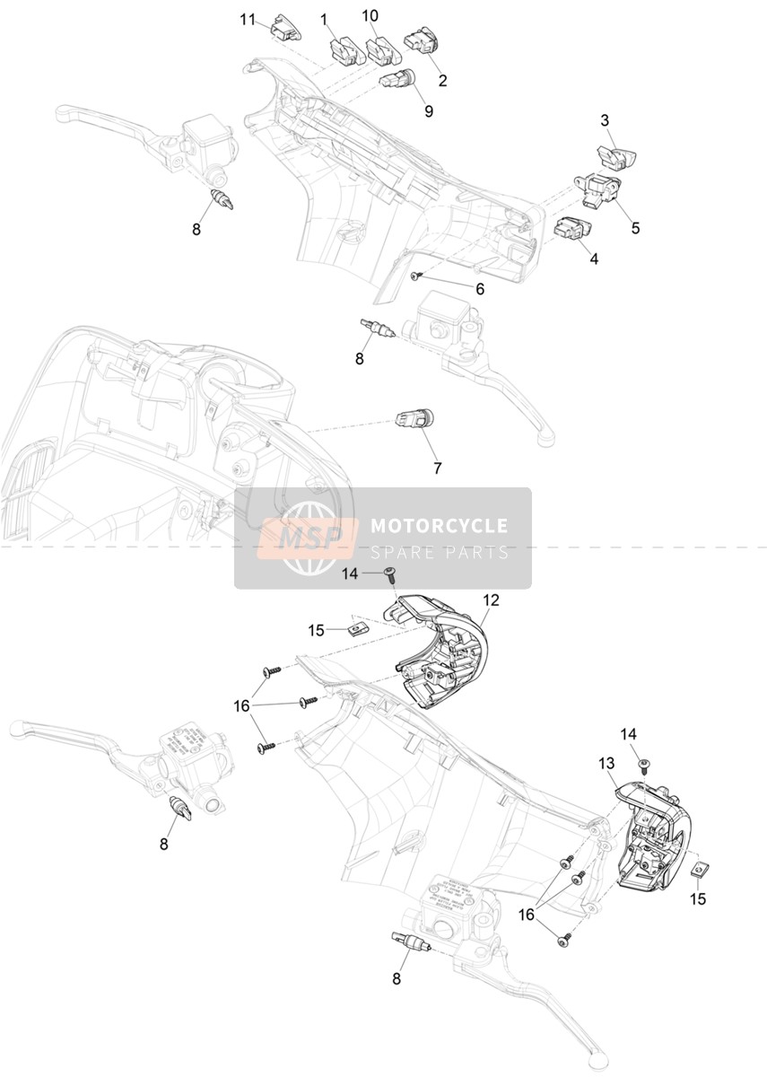 1D003878, Elettrical Device, Piaggio, 1