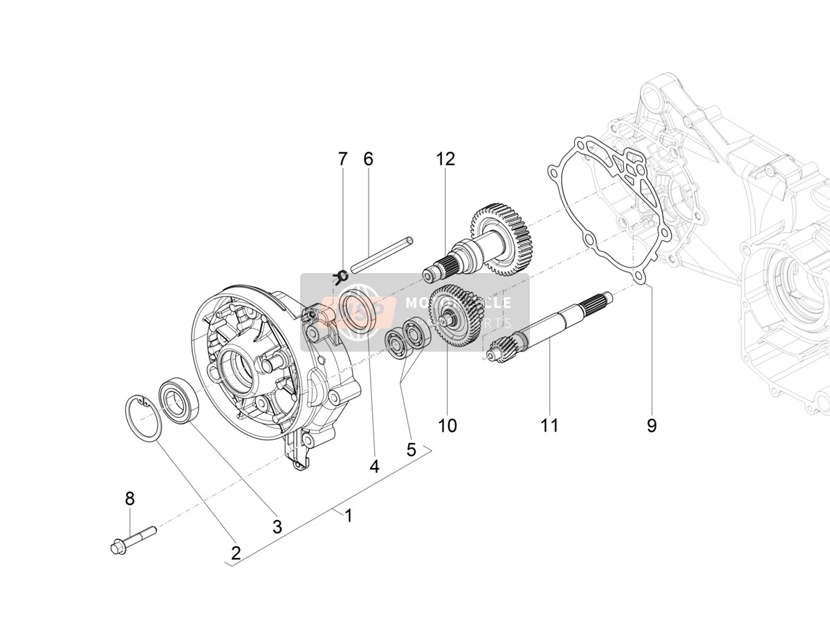 1A007618, Schraube, Piaggio, 2