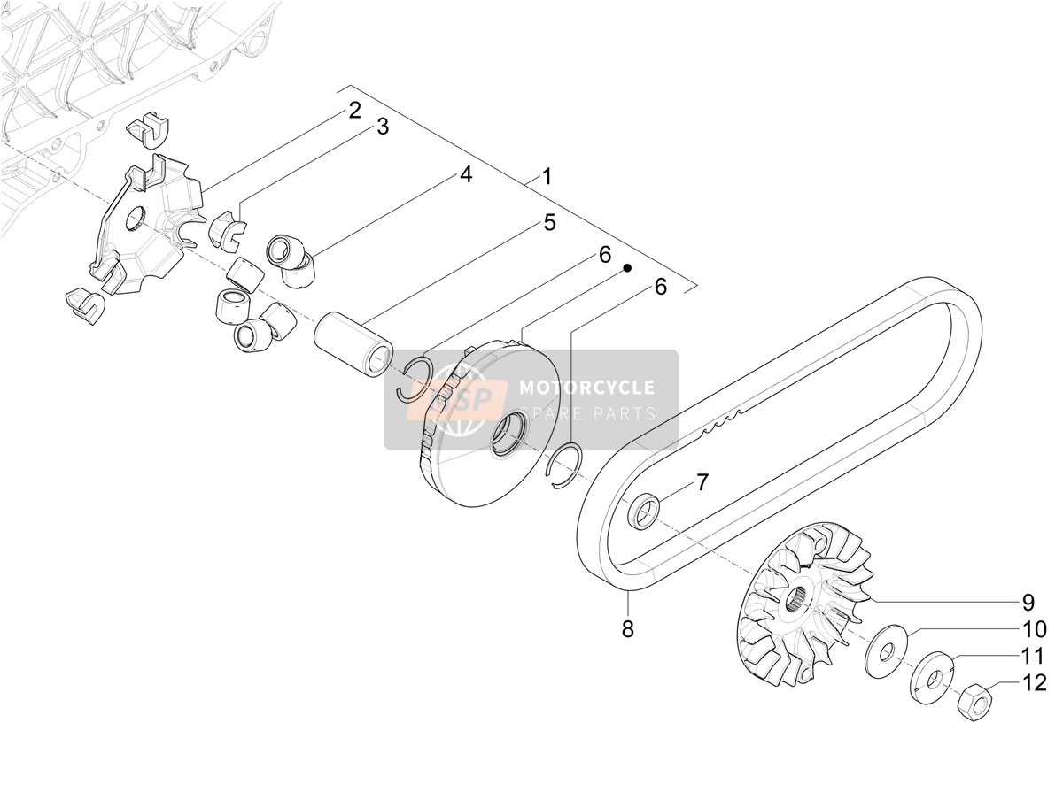 1A008144, Intern Circlip, Piaggio, 2