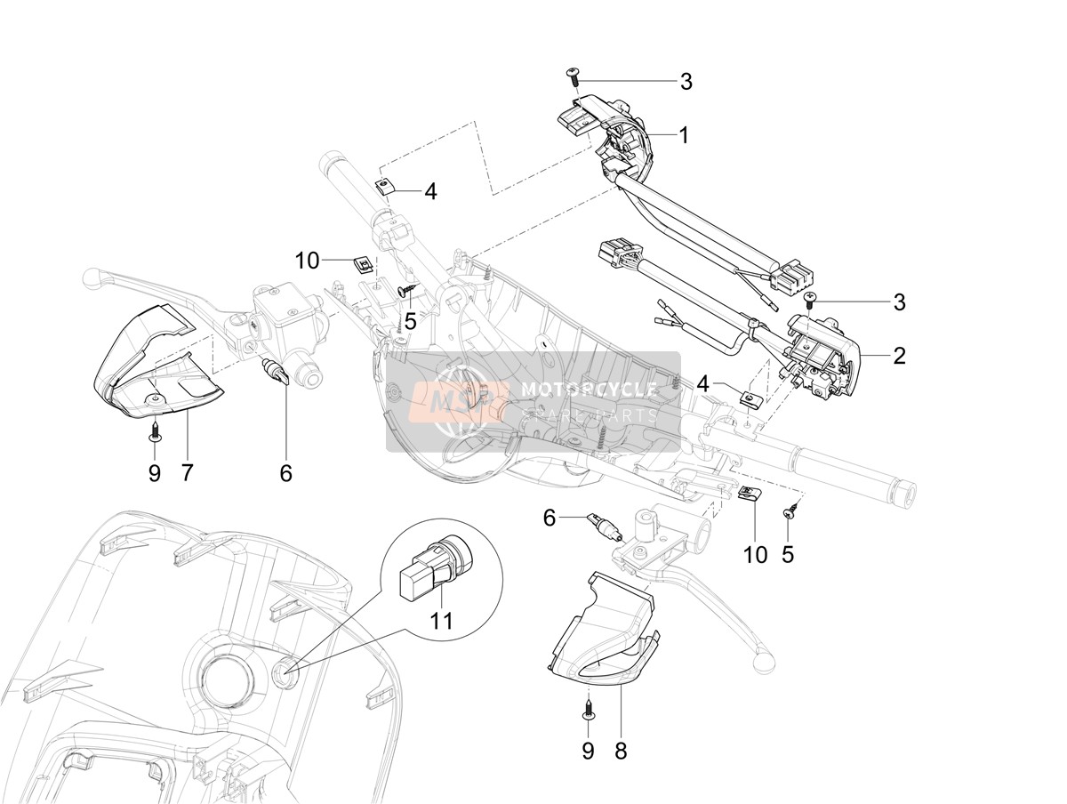 Deflectores - Selector - Botones - Interruptores