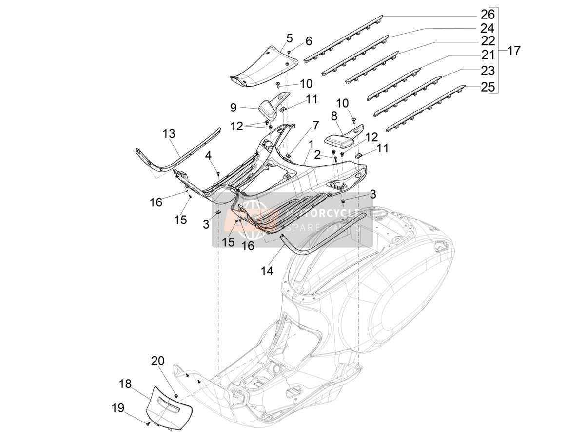 67361900D03, Porte D'Insp. Bague, Piaggio, 0