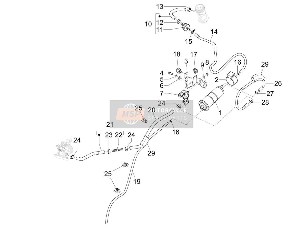 CM292102, Druckventil, Apac (Asien), Piaggio, 1