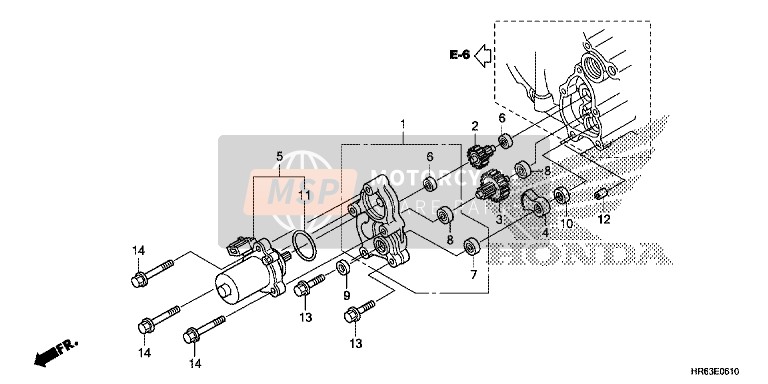 Honda TRX500FA5 2017 Motor de Controlar para un 2017 Honda TRX500FA5