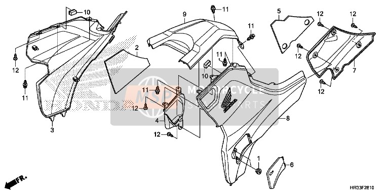 Side Cover/Tank Cover