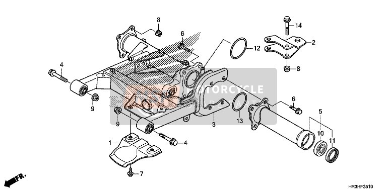 Bras oscillant