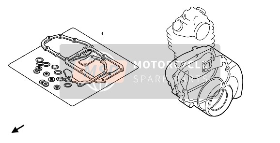 06112HM3670, Gasket Kit B (Component Parts), Honda, 0