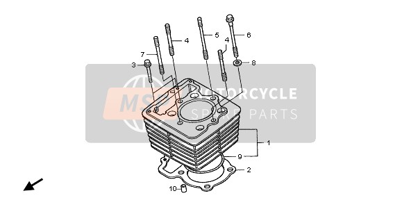 90081KCY670, Bolt, Stud, 10X60, Honda, 0