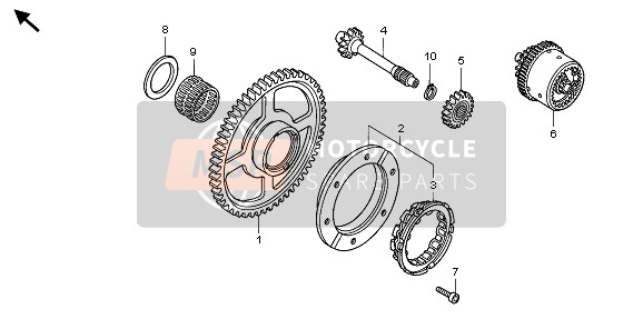 28126HN0A01, Clutch, One Way, Honda, 1