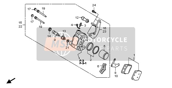 FRONT BRAKE CALIPER