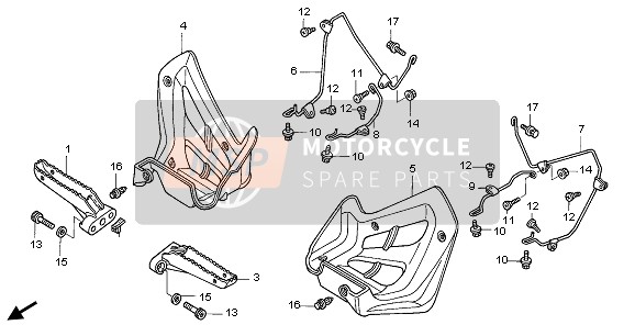 80122HP1600ZA, Mudguard, L. Rr. *NH1 * (NH1 Black), Honda, 0