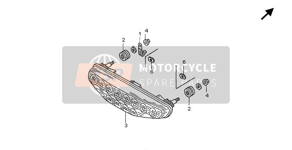 90502HP1600, Washer, Special, 5mm, Honda, 1