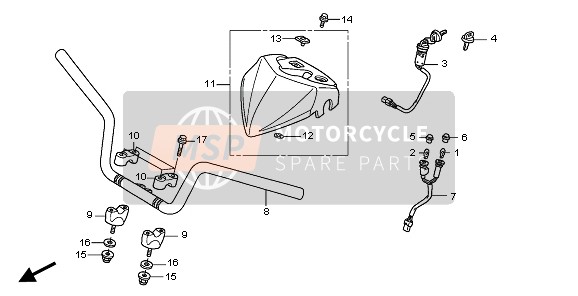 90112GC6000, Flensbout, 6mm, Honda, 0