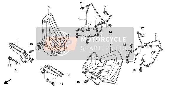 Honda TRX450ER 2007 Étape pour un 2007 Honda TRX450ER