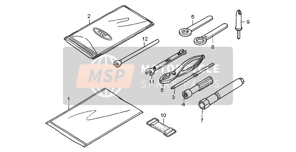 Honda TRX680FA 2007 Outils pour un 2007 Honda TRX680FA