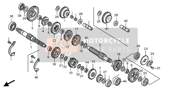 Honda TRX300EX 2008 Transmission pour un 2008 Honda TRX300EX