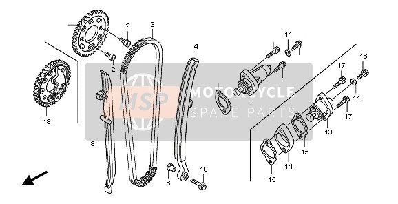 CAM CHAIN & TENSIONER