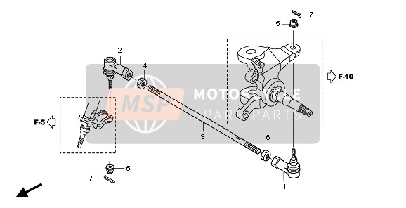 Honda TRX450ER 2008 ZUGANKER für ein 2008 Honda TRX450ER