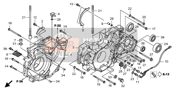 32103HP6A00, Sub Harness, Engine, Honda, 0