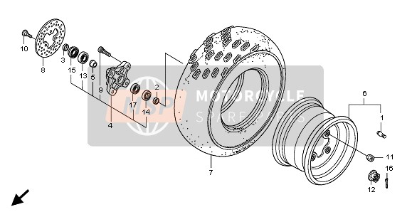 44313HP6A00, Collar, Fr. Wheel Distance, Honda, 0