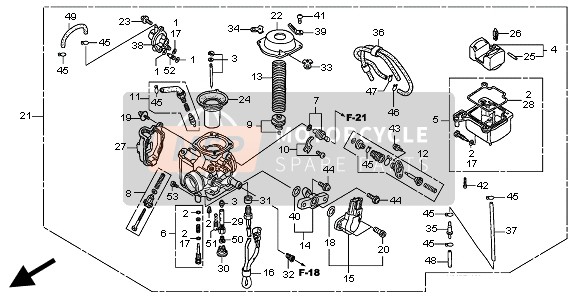 16100HP0A04, Carburetor Assy, Honda, 0